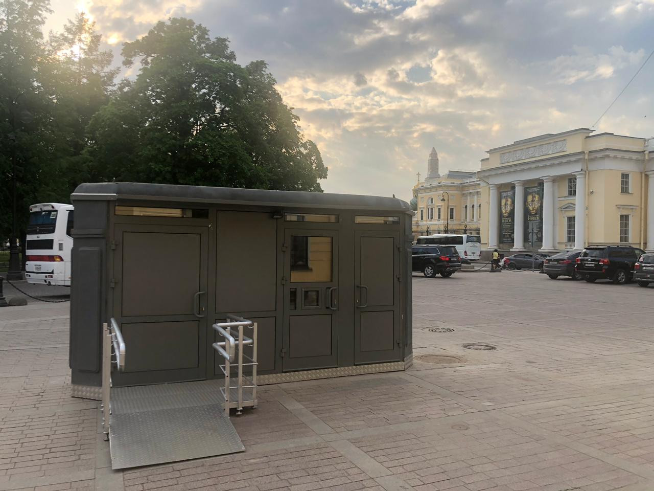 Наш проект Туалетный модуль "Загреб" в Санкт-Петербурге